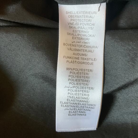 Aidan Mattox Satin Cut Out High Low Cocktail Dress Black Size 16 Sleeveless Midi - Picture 9 of 12